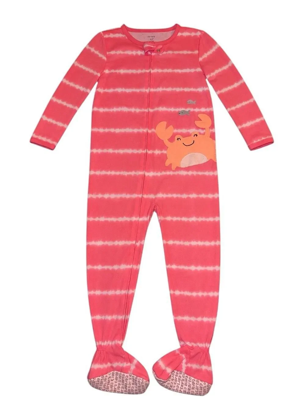 Girls size 4 years size 4T feety pajama